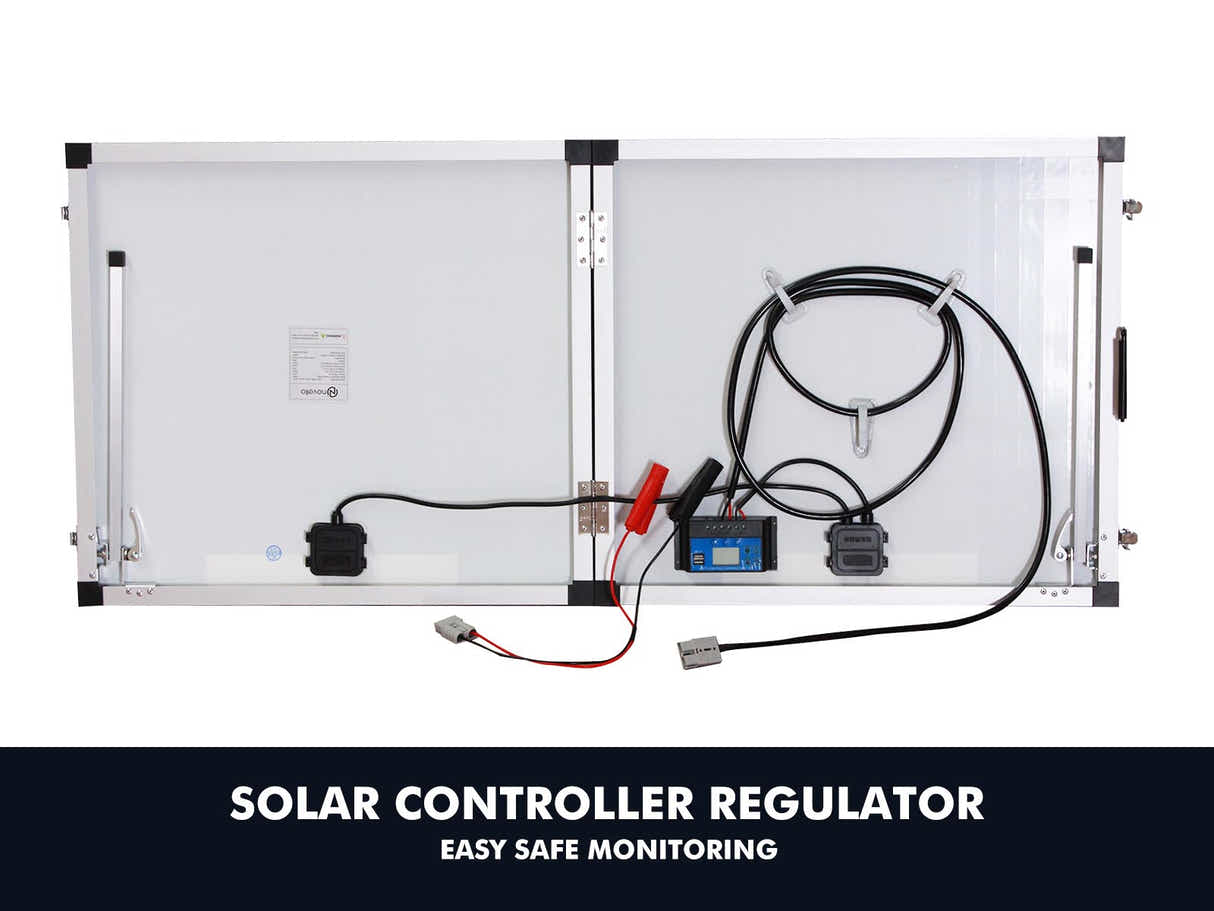160W Folding Solar Panel Kit with Controller