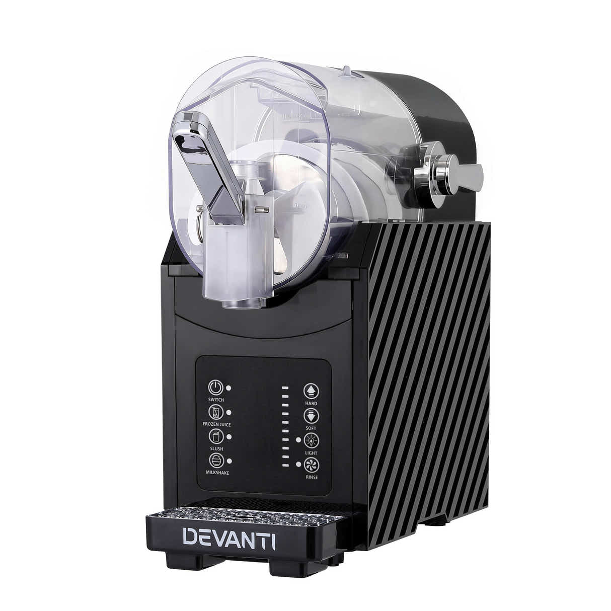DS NA Devanti 1.8L Slushie Machine Maker Frozen Smoothies Milkshakes Black