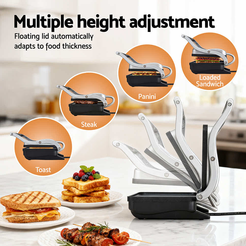 DS NA Devanti 3 in 1 Sandwich Maker Steak Press Grill 1000W