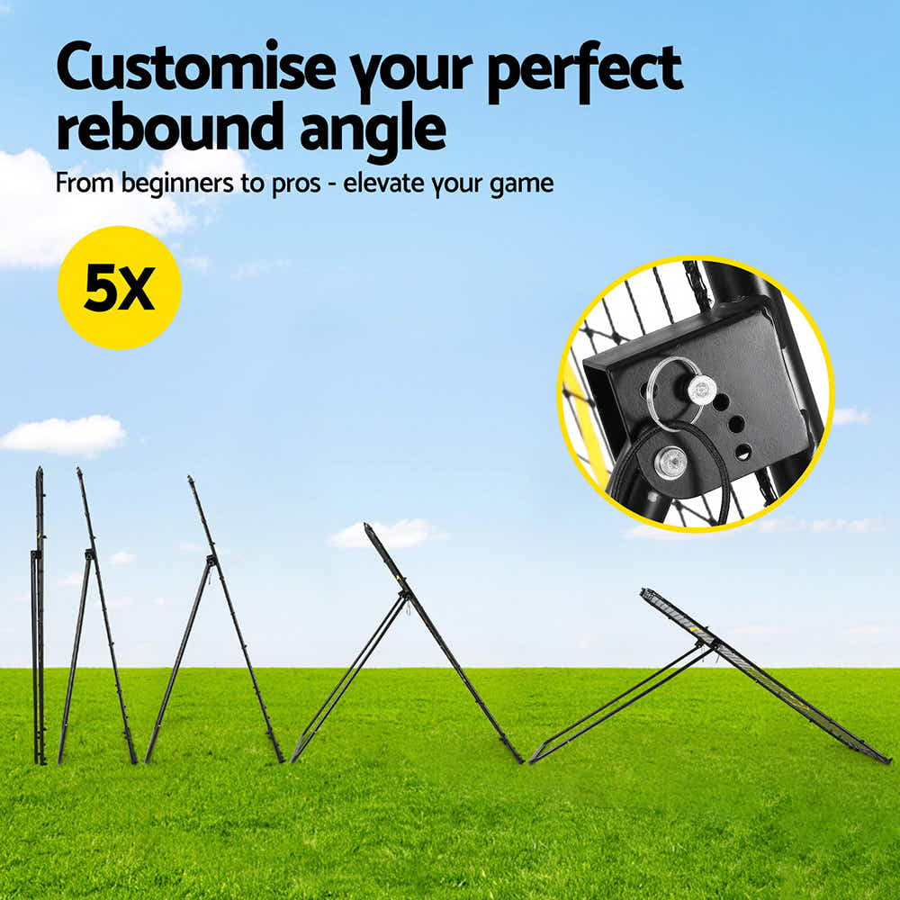 DS NA Everfit 7ft 2.1M Volleyball Net Football Goal with Frame Angle Adjustable