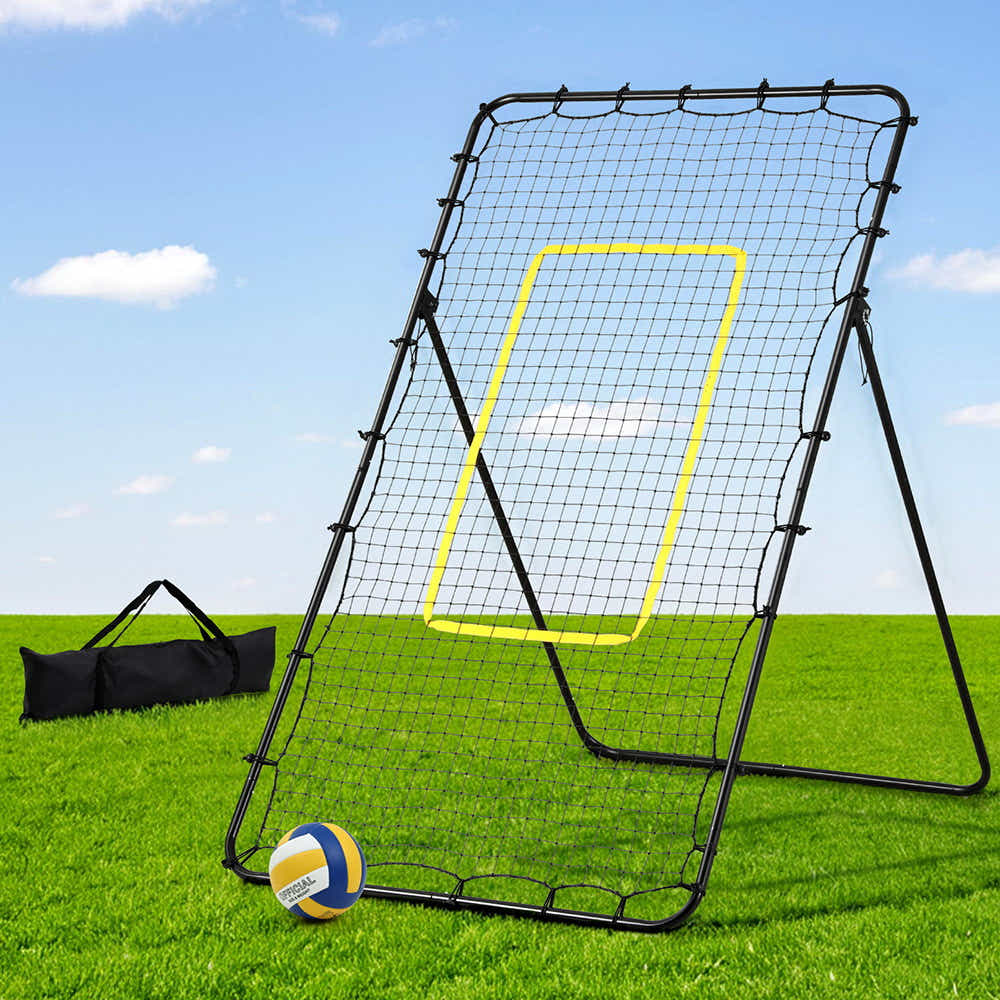 DS NA Everfit 7ft 2.1M Volleyball Net Football Goal with Frame Angle Adjustable