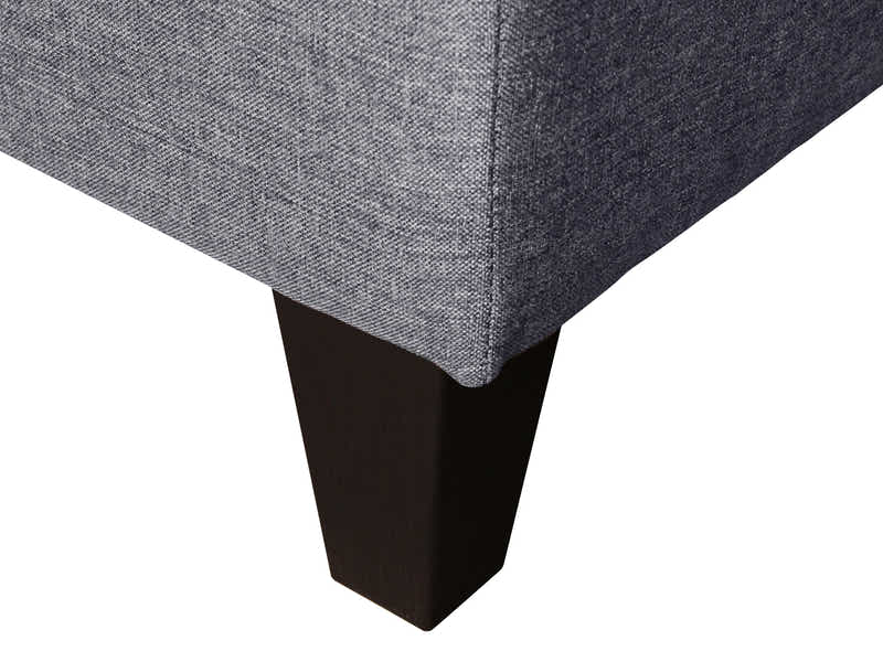 Northland Linen Sofa With Ottoman - Grey