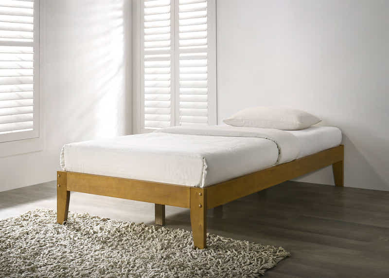 Sovo Bed Frame Oak - King Single