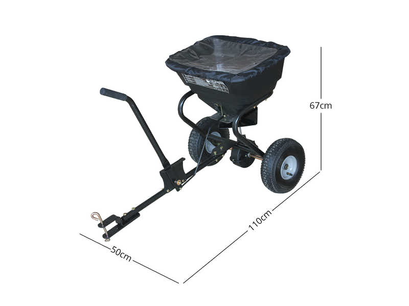 ATV Tow-Behind Fertilizer Spreader – 30kg / 26L Capacity