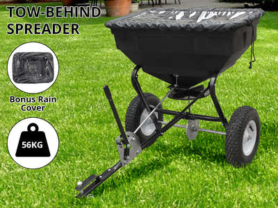 ATV Tow-Behind Fertilizer Spreader – 56kg / 60L Capacity