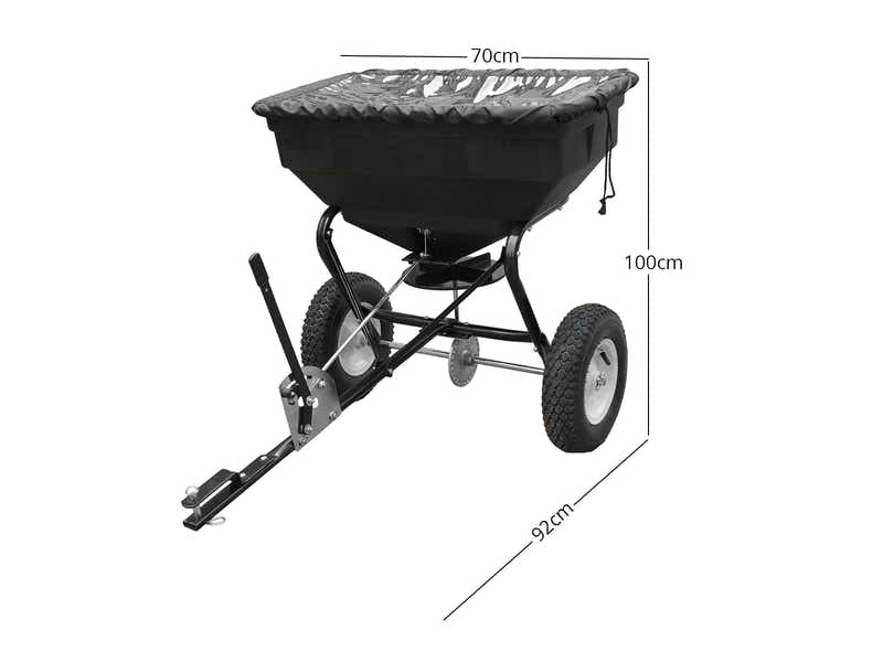 ATV Tow-Behind Fertilizer Spreader – 56kg / 60L Capacity