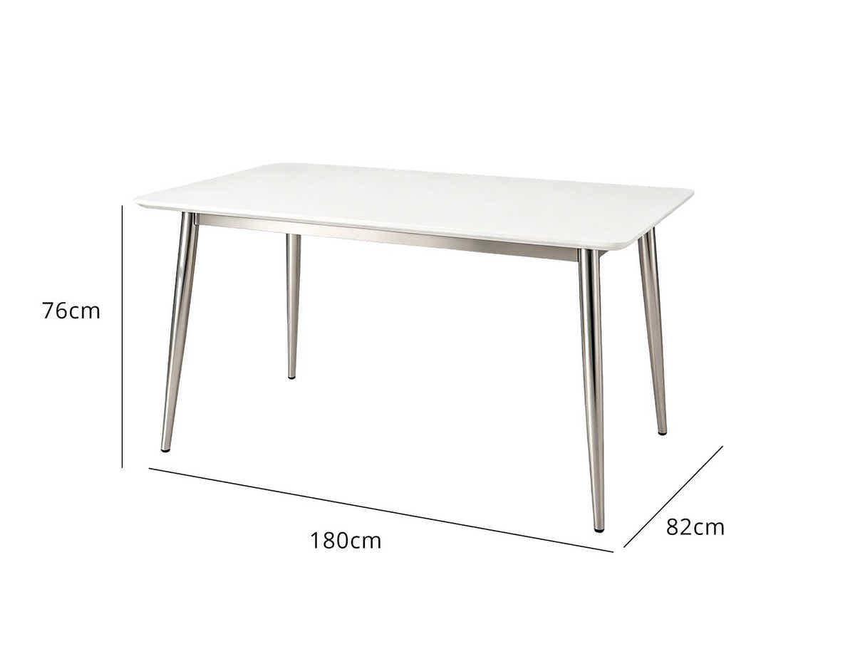 DS Dining Table 18SDT White
