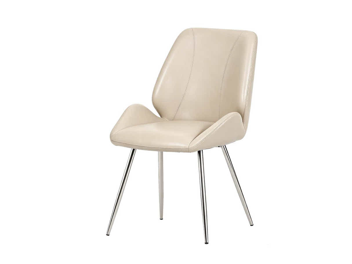 DS Dining Chair PU Beige - Set of 2