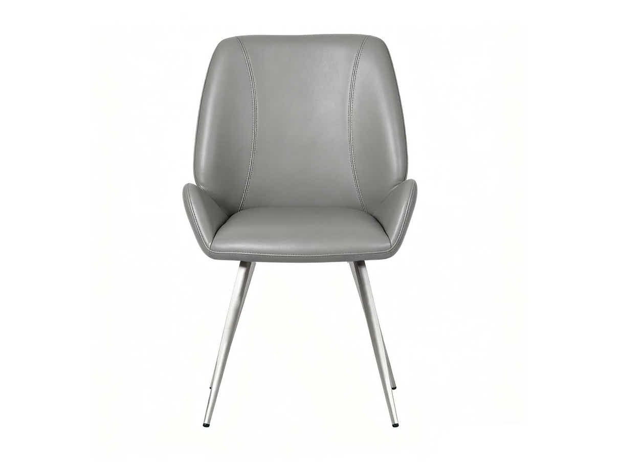 DS Dining Chair PU Grey - Set of 2