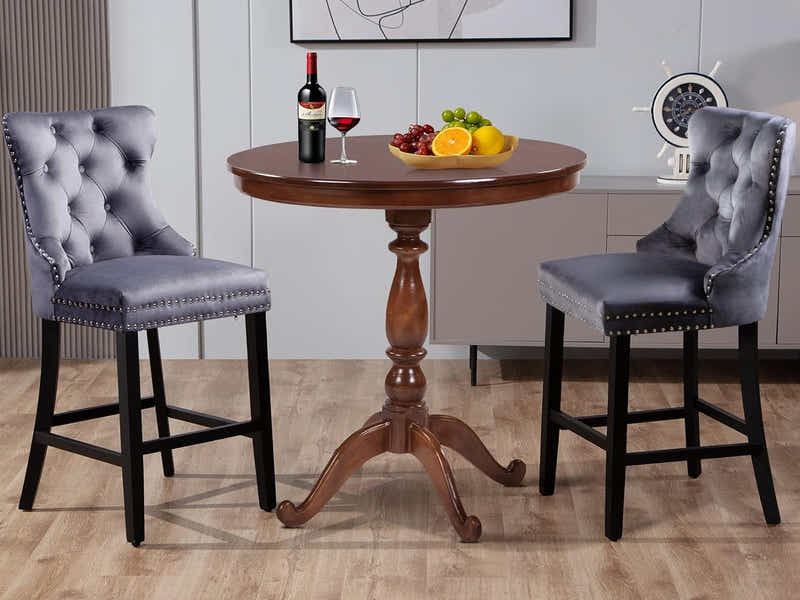 Dining Bar Chair Stool 3082 Dark Grey