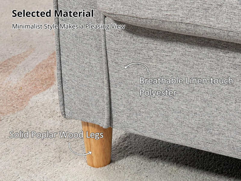 Va Loveseat Sofa Grey