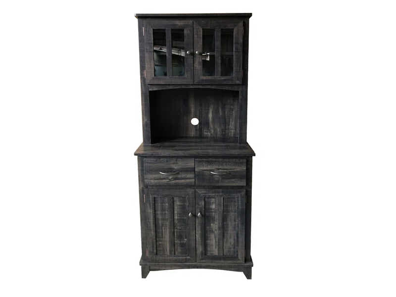 Brook Wine Cabinet - Charcoal