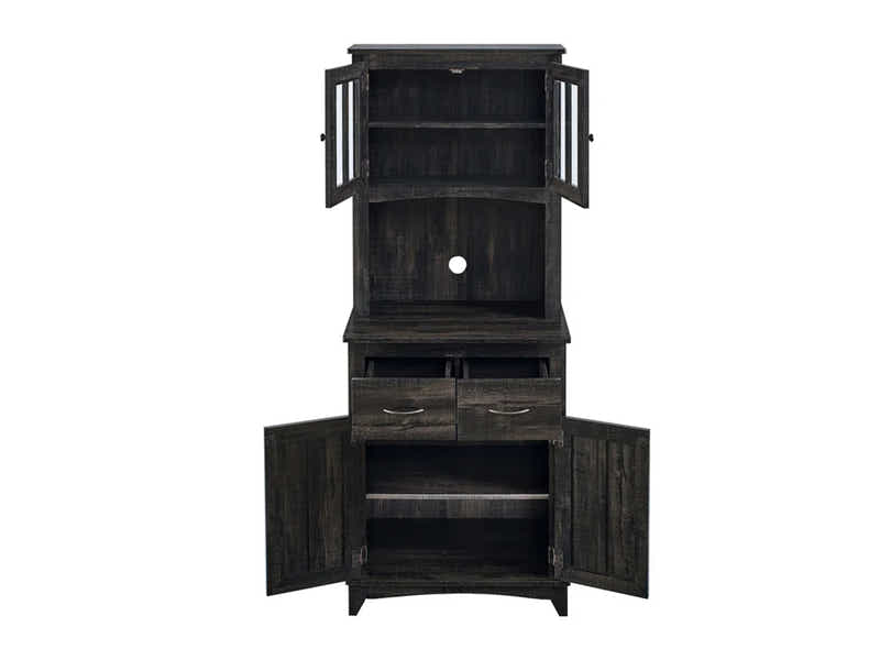 Brook Wine Cabinet - Charcoal