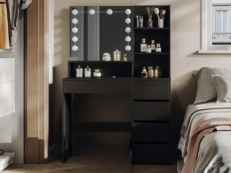 Makeup Vanity Desk - Black
