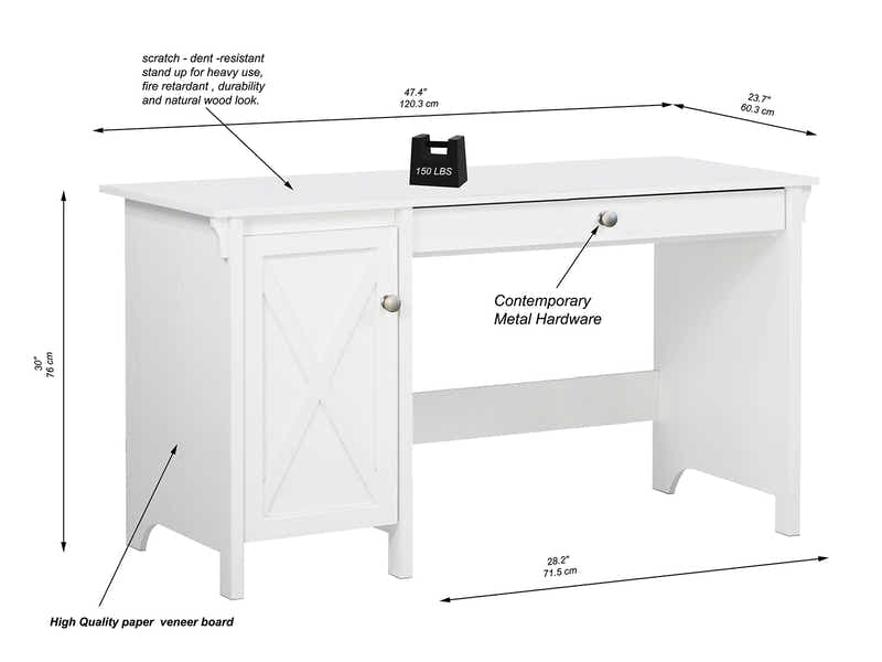 Writing Desk White