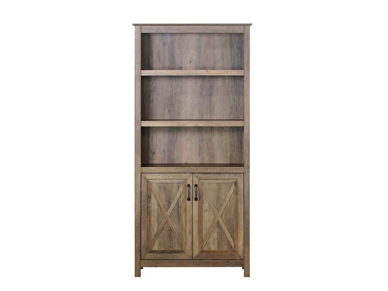 DS 2-Doors Bookcase Rustic Oak