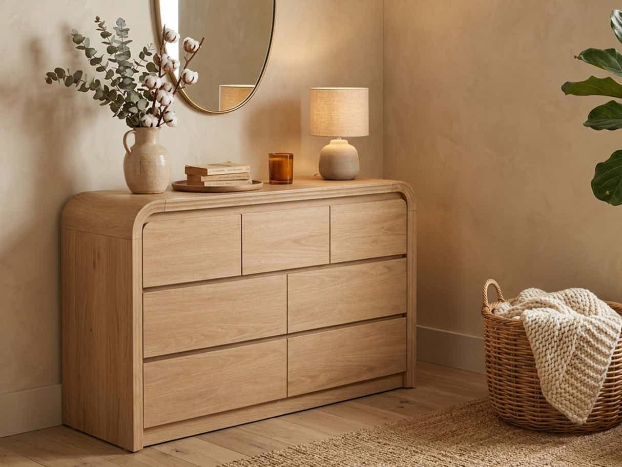 DS 7 Drawer Cabinet Wood