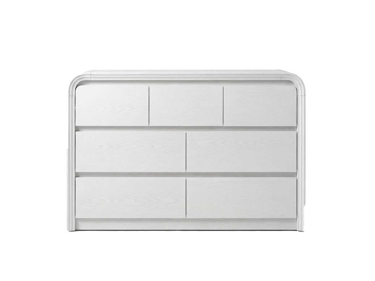 DS Kian 7-Drawer Cabinet - White