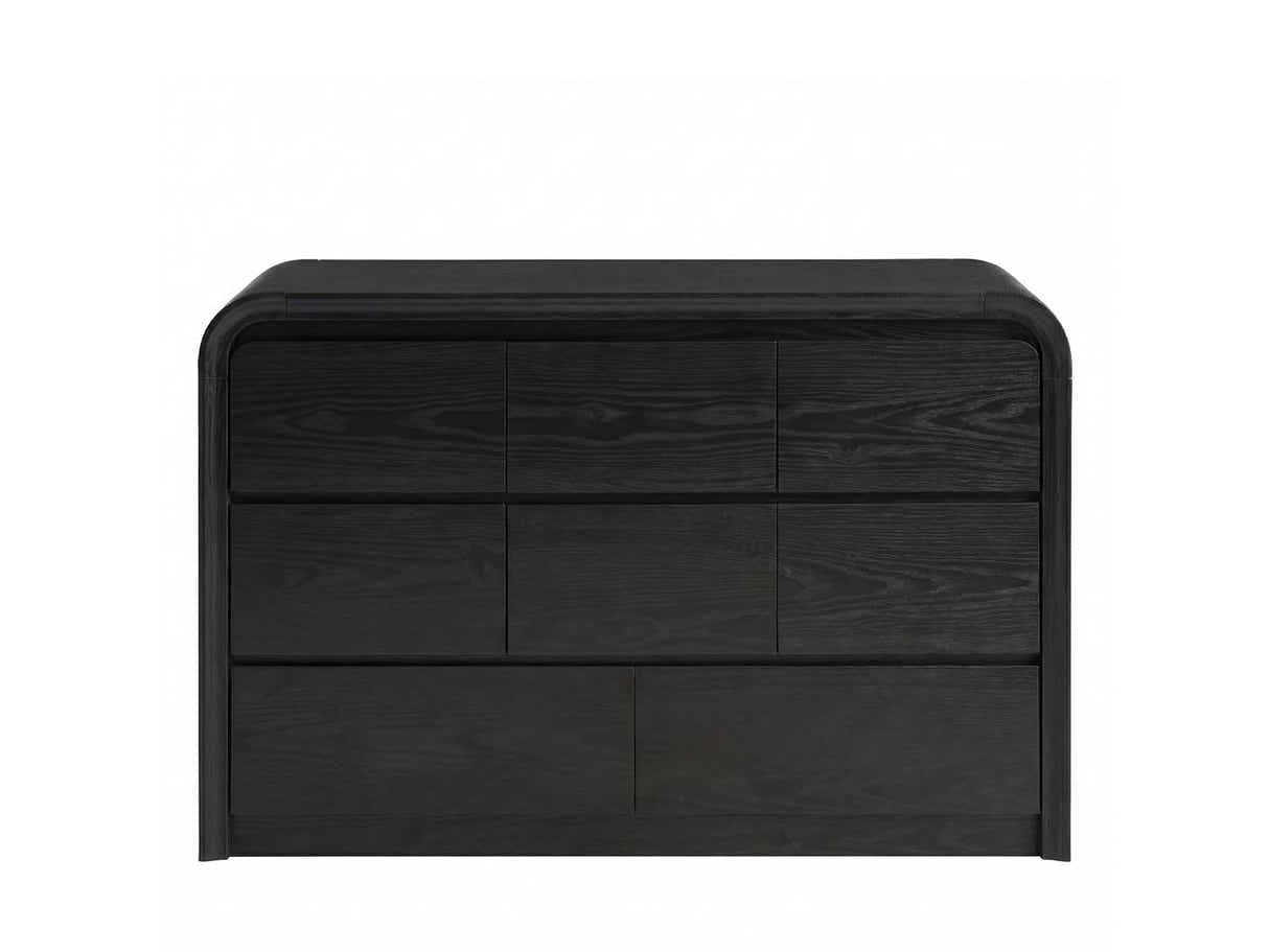 DS Kian 8-Drawer Cabinet - Black