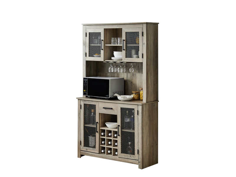 Grey Multifunctional Wine Cabinet