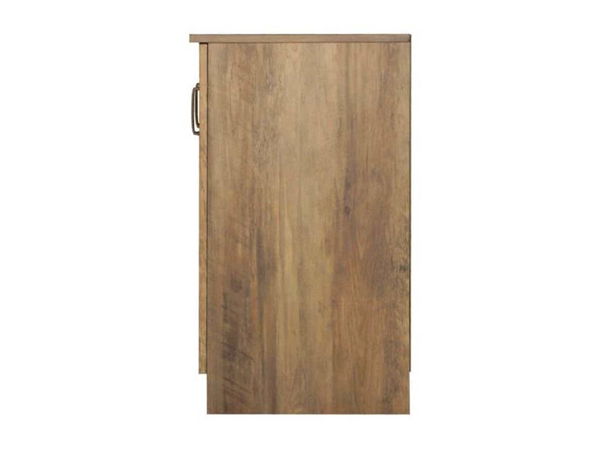 2-Door Sideboard Buffet Rustic Oak