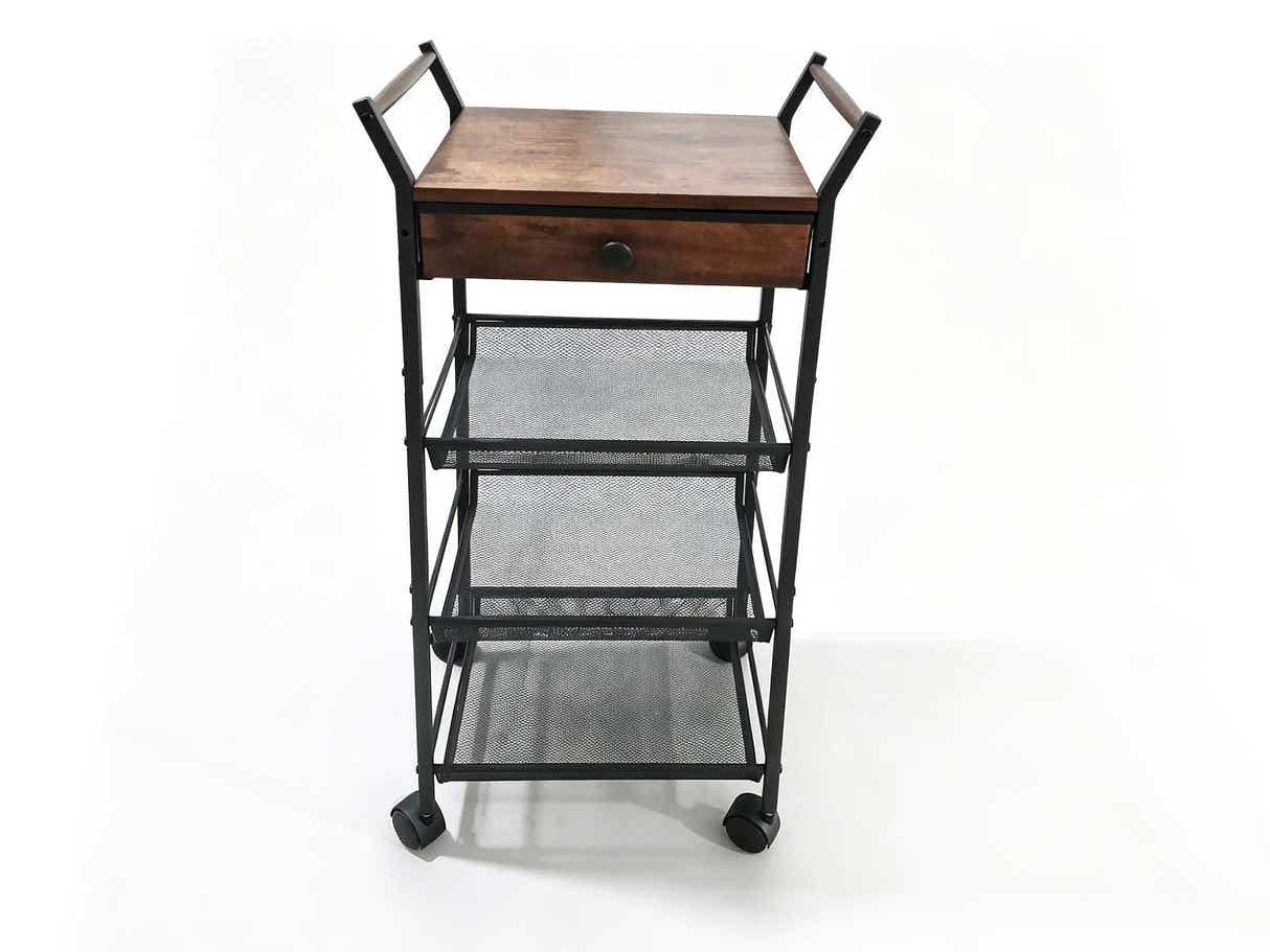 DS Dining Cart Ua05 Black & walnut