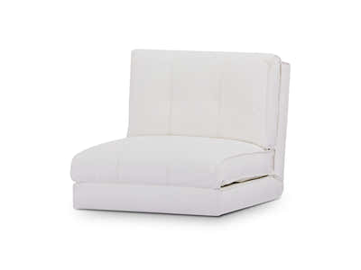 Single Sleeper Chair White