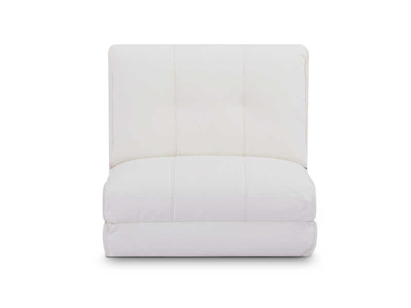 Single Sleeper Chair White