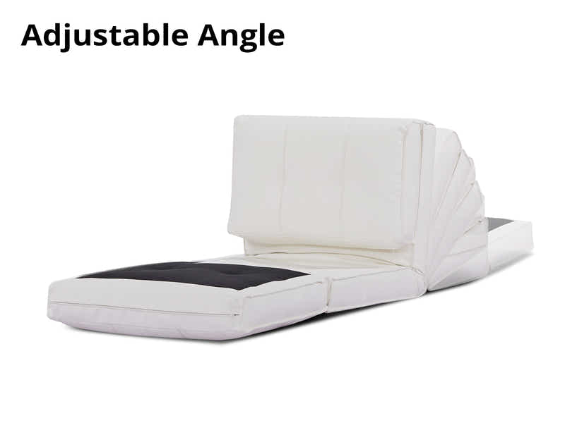 Single Sleeper Chair White
