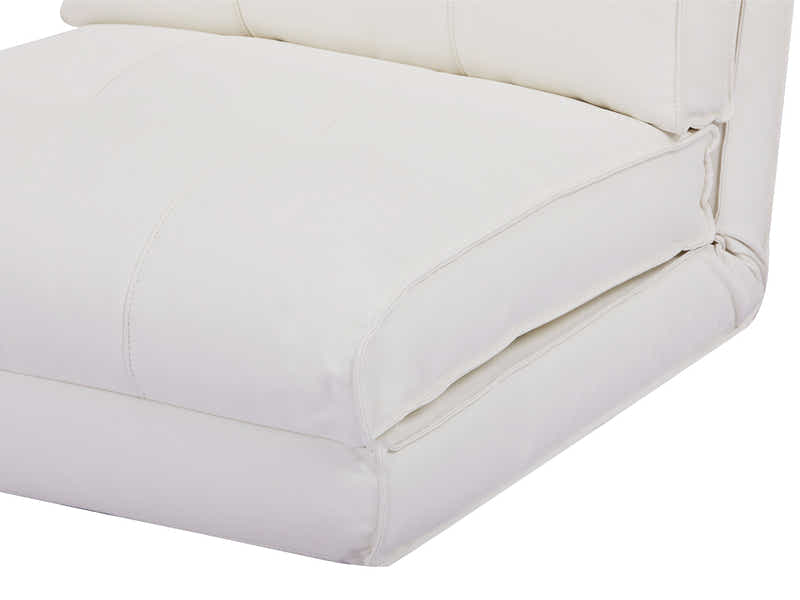 Single Sleeper Chair White