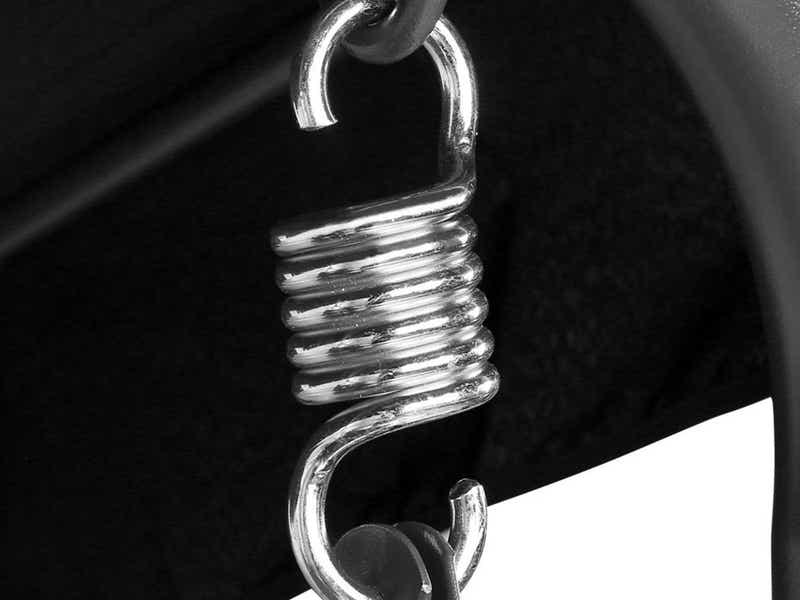 Swing Chair with Canopy - Black