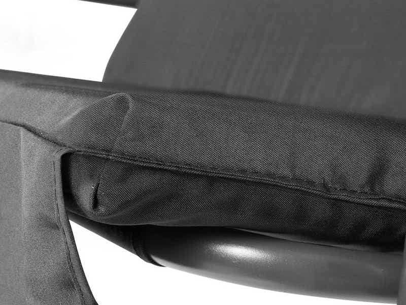 Swing Chair with Canopy - Black