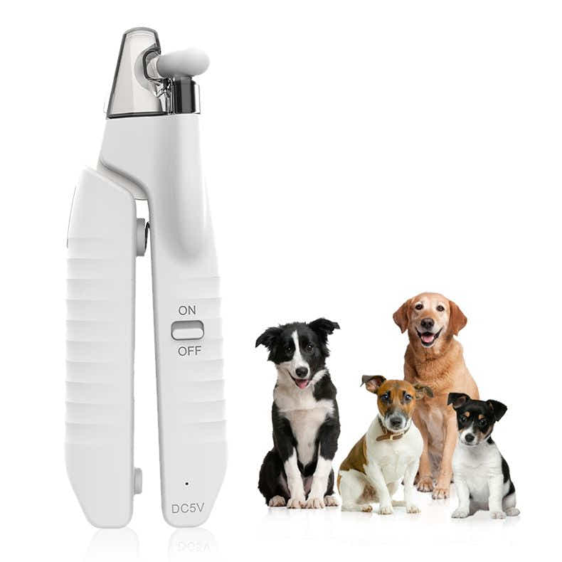 DS BS Cat Dog LED Light Nail Clippers with Nail File