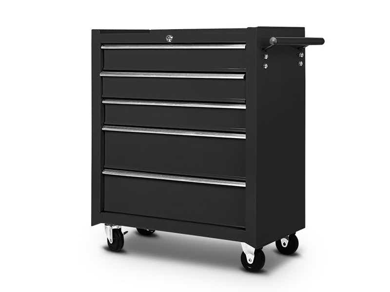 Tool Cabinet Roll Cabinet 5 Draw Black