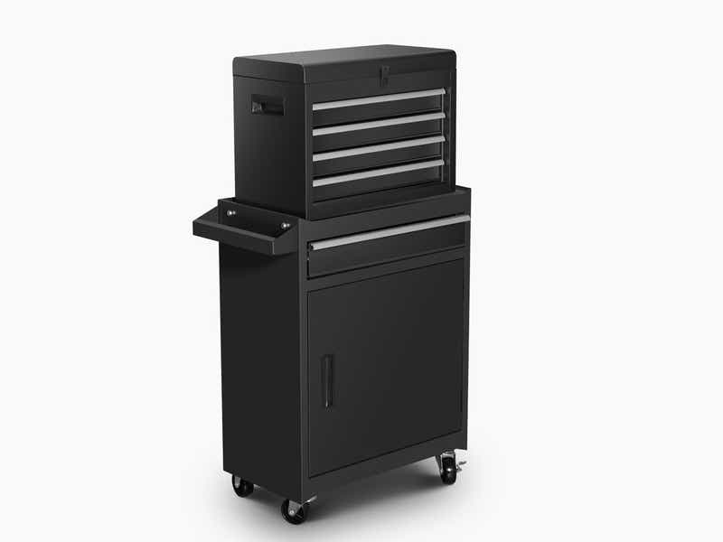 Tool Cabinet Compact Combo Black
