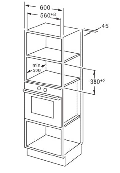 Midea Built-in Convection Microwave 25L