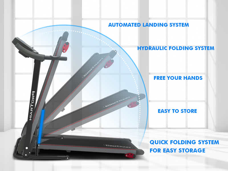 Multifunction Electric Treadmill With APP - 40 cm