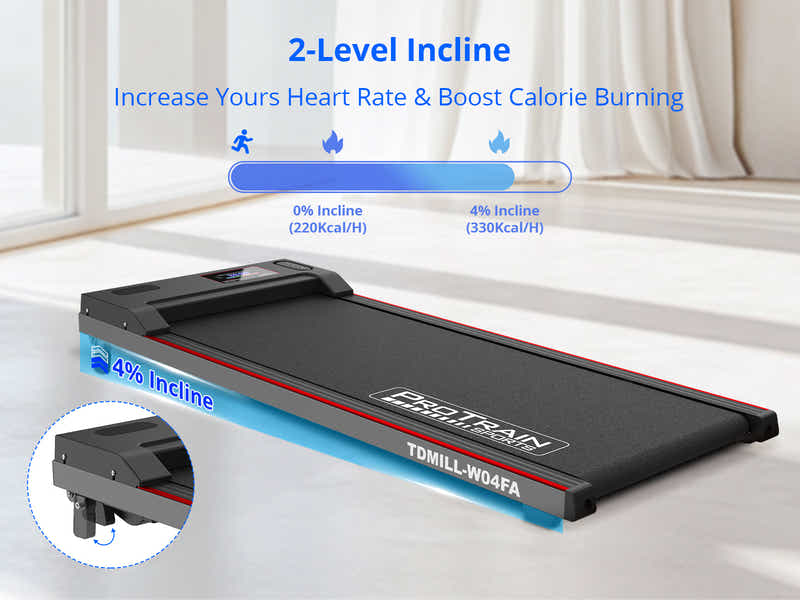 Walking Pad Treadmill With Remote - 40 cm