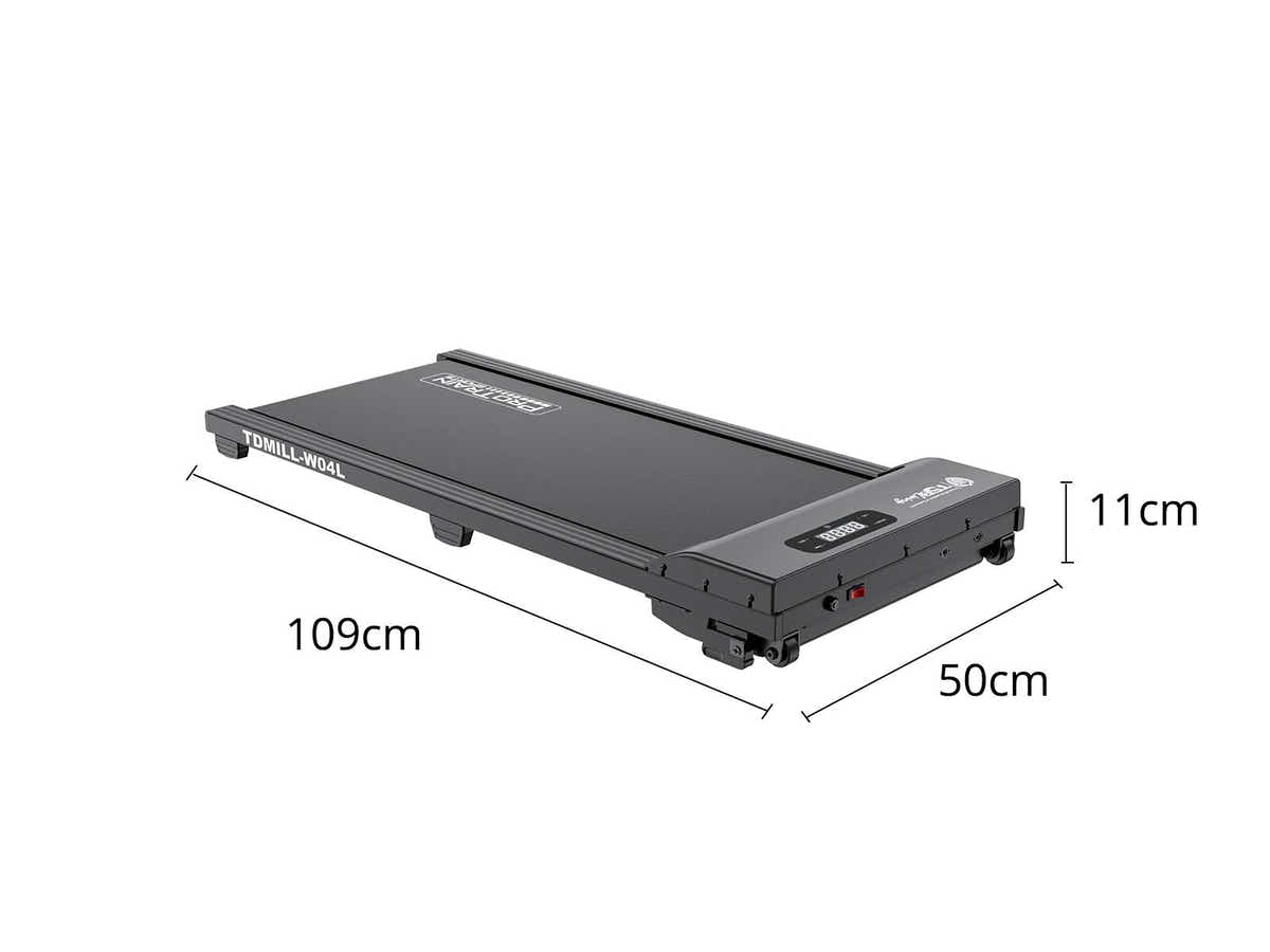Treadmill Walking Pad With Manual Incline Black Color
