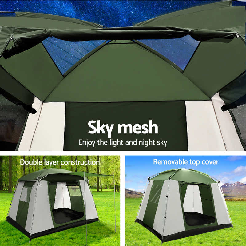 Weisshorn 6-Person Dome Family Camping Tent