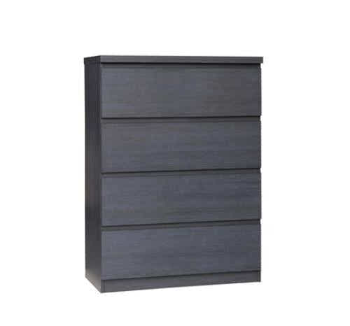 Tiko 4-Drawer Tallboy - Hacienda Black