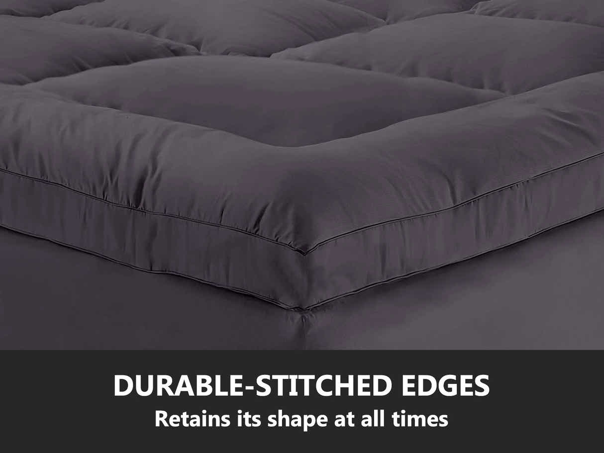 Bamboo Charcoal Mattress Topper - Queen