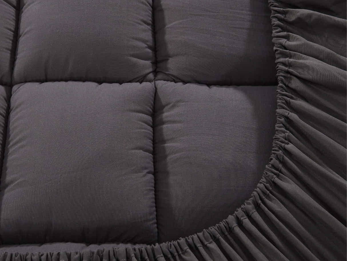 Bamboo Charcoal Mattress Topper - Single