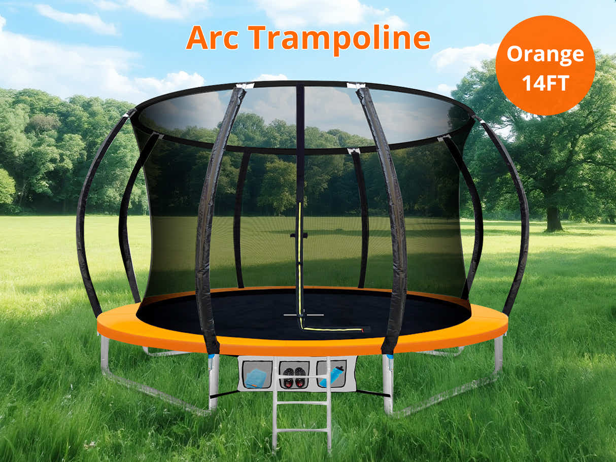 DS Arc Trampoline Orange - 14ft