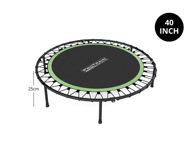 Folded Mini Trampoline 40-inch - Green