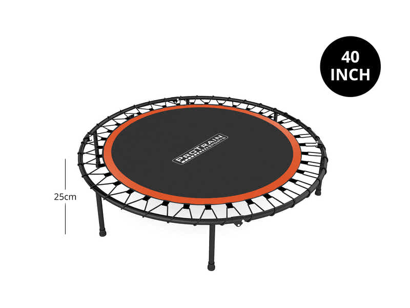 Folded Mini Trampoline 40-inch - Orange
