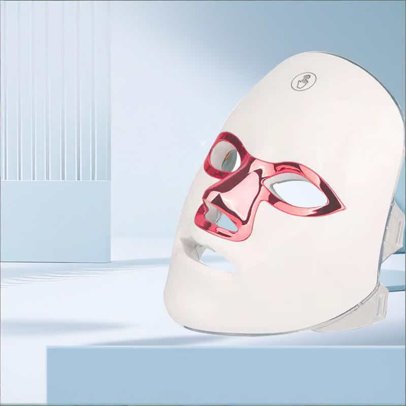 DS NA 7-Color LED Facial Mask – Rechargeable Light Therapy for Clear