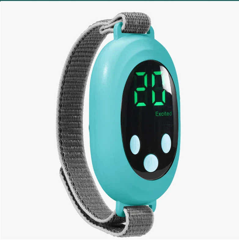 DS NA Microcurrent EMS Sleep Aid Device Palm Pulse Massager Blue