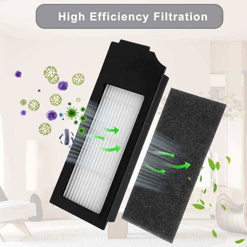 DS NA Filter Brush Cloth Replacement Accessories Set For Ecovacs Deebot T20 Omni