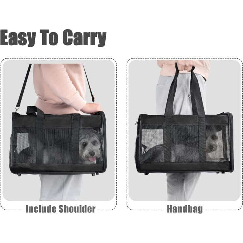 DS NA Pet Carrier Bag – Travel Carrier for Cats, Small Dogs, Kittens & Puppies
